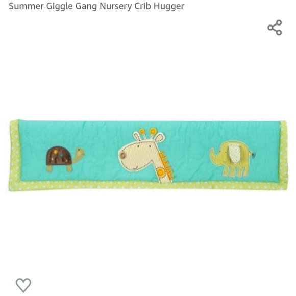 NIB Summer Giggle Gang crib hugger Wall decals - Picture 14 of 15